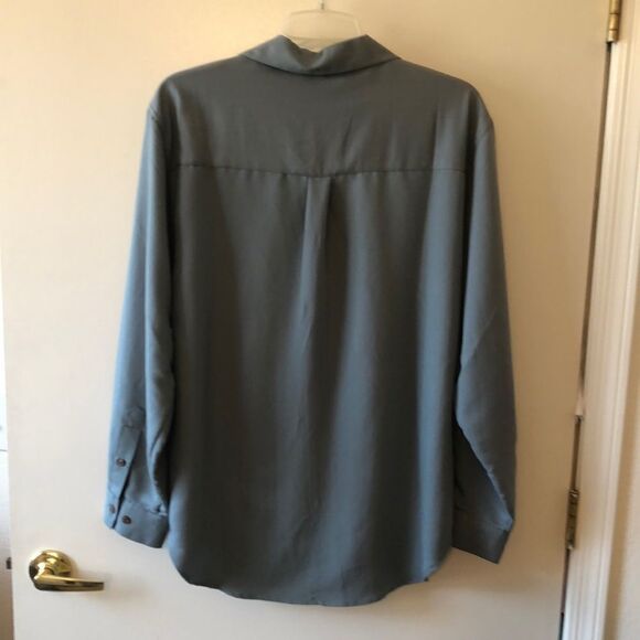 Joe Marlin Original Outfitters Long Sleeve Shirt Size M NWT Heathered Jade - Picture 2 of 6